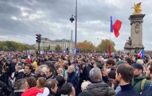 Más de 180.000 personas se manifestaron en Francia contra el antisemitismo