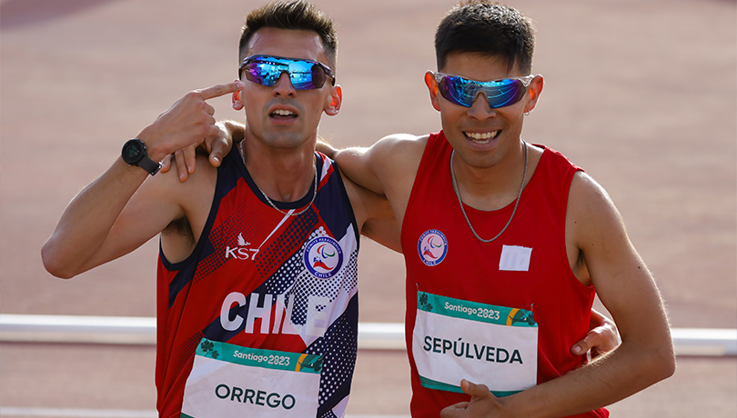 Mauricio Orrego se quedó con el oro en los 1.500 metros planos y se coronó bicampeón parapanamericano