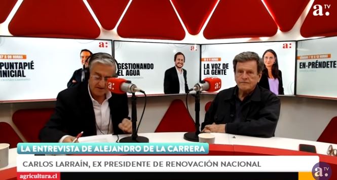 Carlos Larraín critica declaraciones de Bachelet en franja del “En Contra”: “Hubo una campaña de mentiras peludas”