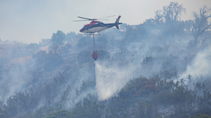 Declaran alerta roja para Chaitén por incendio forestal que afecta al Parque Nacional Pumalín Douglas Tompkins