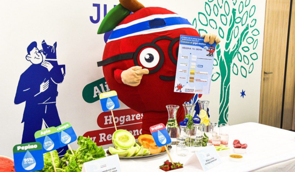 Junaeb presenta la “Guía de Hidratación para el verano 2024”: ¿Cuánta agua deben tomar los niños?