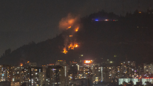 Alcalde Jadue interpuso querella por el incendio que afectó al Cerro San Cristóbal