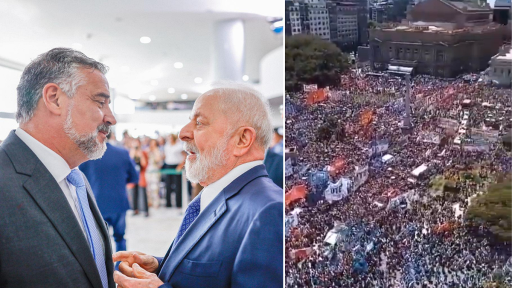 Un ministro de Lula aplaudió a los argentinos que protestaron contra el plan “autoritario e inconstitucional” de Milei