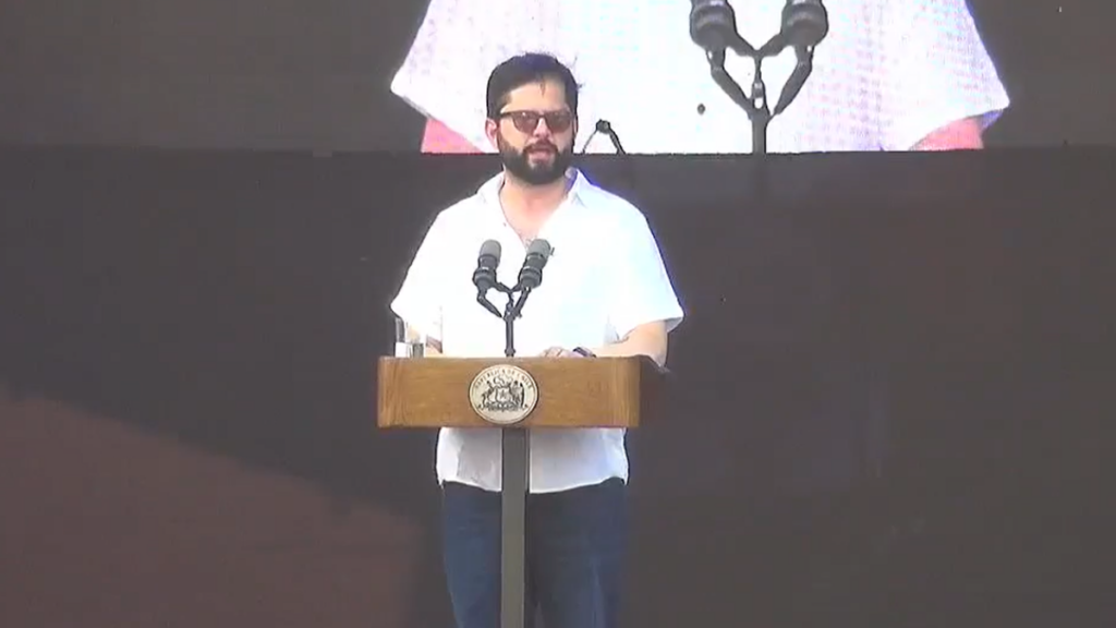 Presidente Gabriel Boric: “Nuestro Gobierno será inflexible con los delincuentes y los vamos a perseguir”