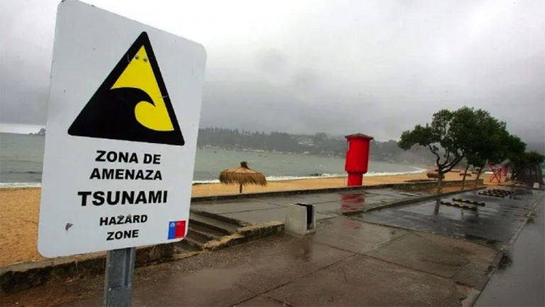 SHOA descarta riesgo de tsunami en Chile tras fuerte terremoto 7.8 en Filipinas