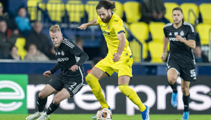 Anulan gol a Ben Brereton en empate del Villarreal por la Europa League