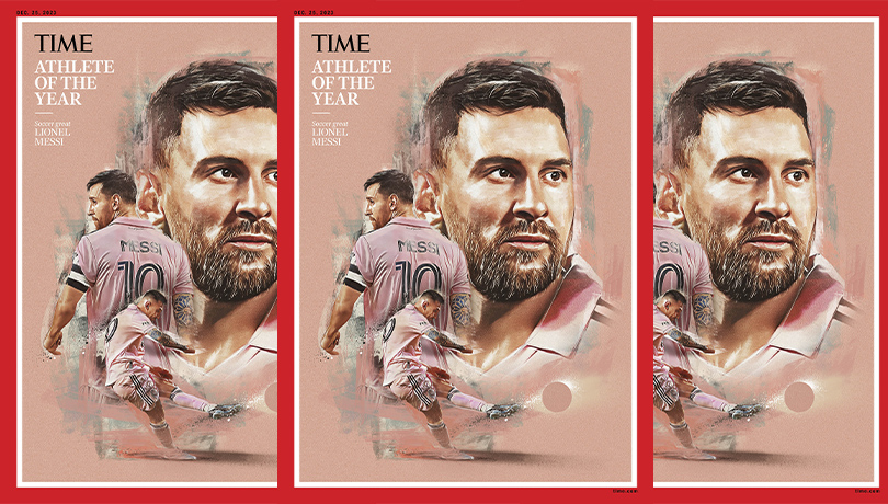 Nuevo reconocimiento para Messi: fue elegido el “Atleta del año” por la revista Time