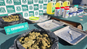 Decomisan más de cuatro millones de dosis de pasta base y marihuana en Rancagua: Hay cinco detenidos