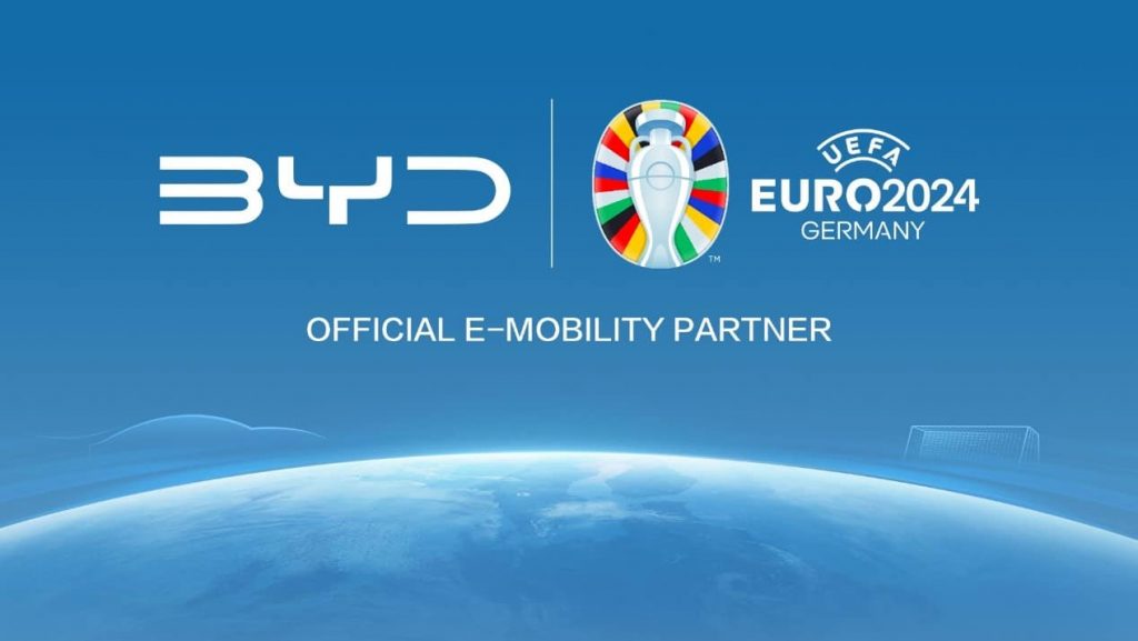 BYD se convierte en Patrocinador Oficial de movilidad eléctrica de la UEFA EURO 2024™