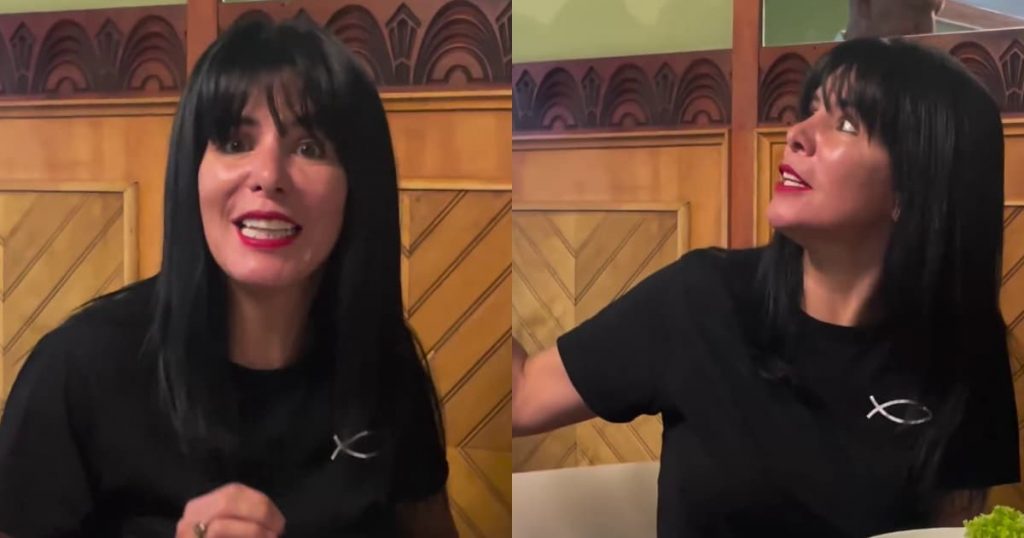 Anita Alvarado respondió a críticas tras comer en un restorán viñamarino