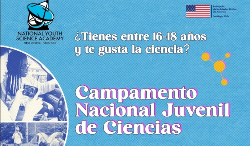 Embajada de EE.UU. invita a escolares chilenos a postular al Campamento Nacional Juvenil de Ciencias 2024