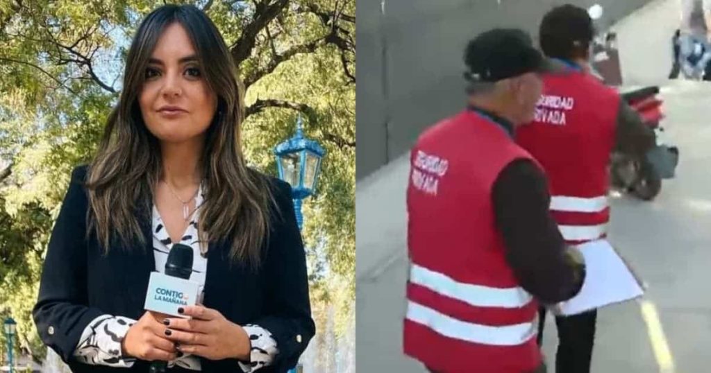 Daniela Muñoz denunció agresión en caótico arribo de Cathy Bariga: “El guardia me pegó”