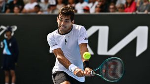 Cristian Garin fue eliminado del Australian Open tras disputado duelo ante O’Connell