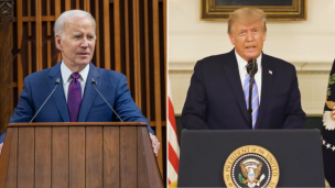 Trump llama de traidor a Biden por contemplar un posible embargo de armas a Israel