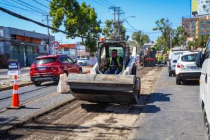 Maipú da inicio a trabajos de repavimentación en Avenida Pajaritos