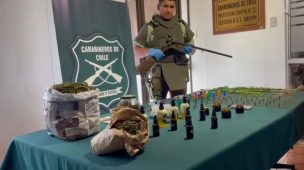 Carabineros desbarató banda dedicada al narcotráfico que operaba en la Araucanía y R.M: Líder era reo de la Cárcel de Temuco