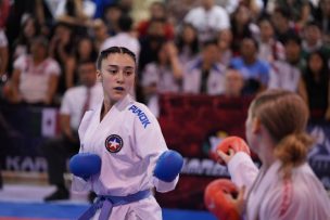 Antonella Navarro, la joven karateca chilena que busca el primer lugar del ranking mundial en Emiratos Árabes