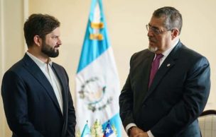 Gobierno de Chile entregó su apoyo al presidente Bernardo Arévalo y a la democracia en Guatemala