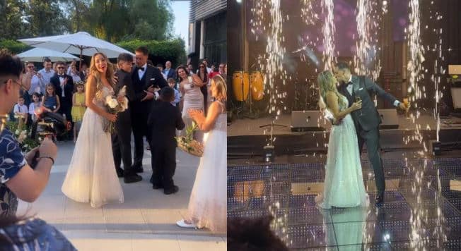 La lujosa fiesta de matrimonio de Marité Matus y Camilo Huerta: Revisa las primeras imágenes del evento