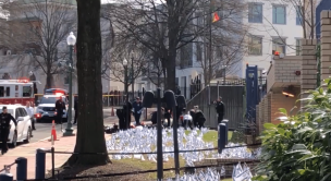 Sujeto se prende fuego frente la Embajada de Israel en Washington