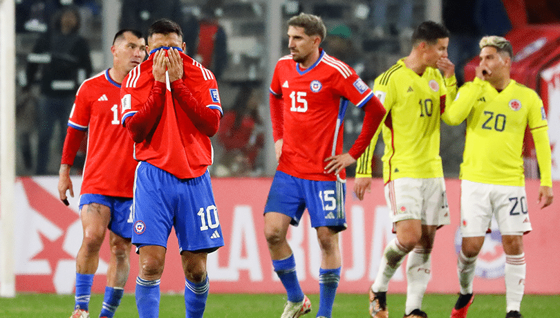 Otra vez a la baja: La Roja nuevamente cae en el ranking FIFA