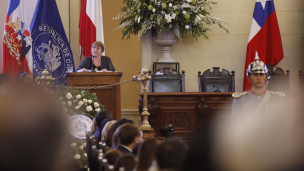 Michelle Bachelet en el adiós al expresidente Piñera: 