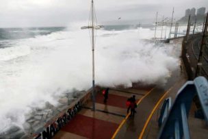 Armada alerta marejadas para las costas del país