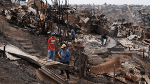 Presidente encomienda a ministra López la coordinación de maquinaria pesada pública y privada para remoción de escombros de zonas afectadas por incendios