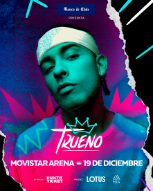 Trueno confirma su primer concierto en el Movistar Arena