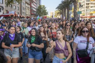 8M: Más de 35 mil personas participaron de marcha por el Día Internacional de la Mujer