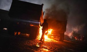 Ataque incendiario afecta vehículos y maquinaria forestal en Freire