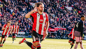 Dos goles y una asistencia: Ben Brereton es figura en empate de Sheffield United en la Premier