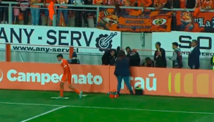 Camarógrafo se descompensa en pleno partido entre Cobreloa y Cobresal