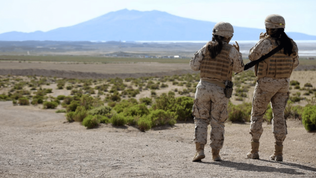Militares resguardan la zona froteriza en Colchane, Región de Tarapacá - Agencia Uno.