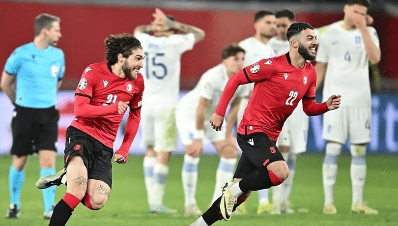 Georgia hace historia: elimina a Grecia y logra clasificar por primera vez a la Eurocopa