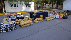 PDI incauta casi 350 kilos de droga avaluada en más de $1.000 millones tras dos operativos