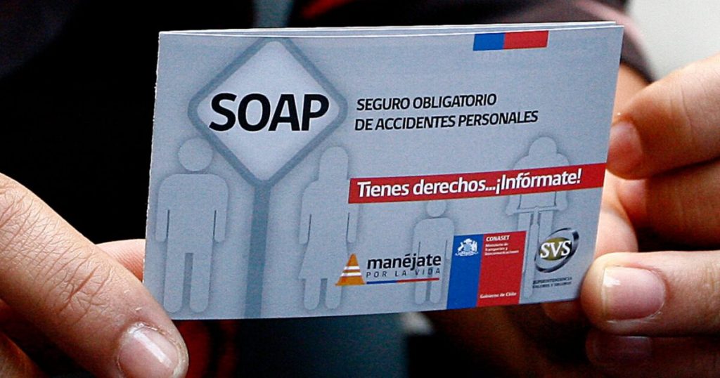 Venta del SOAP queda suspendida temporalmente por entrada en vigencia de la Ley Jacinta