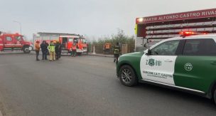 La Araucanía: Dos personas murieron tras chocar con barrera caer al río Cautín