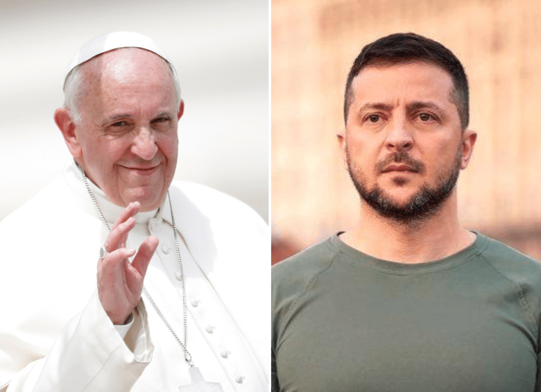 Zelenski reprocha al Papa que intente mediar “entre quien quiere vivir y quien quiere destruirnos”