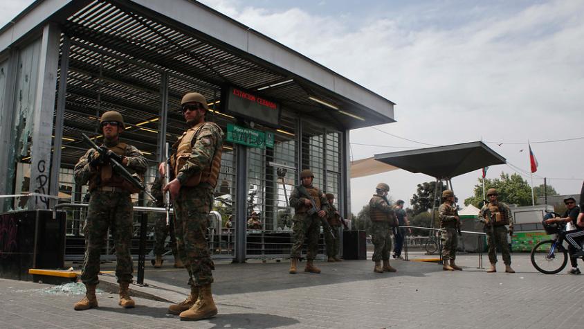 Militares en Plaza de Maipú - 2019 / Agencia Uno - Referencial