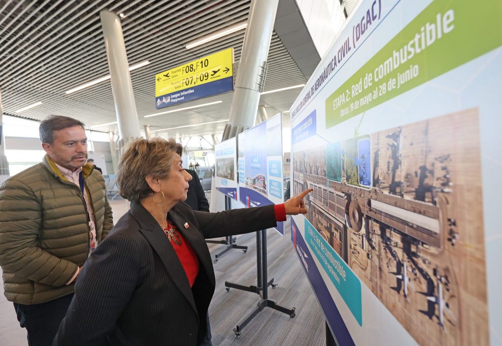 Habilitan edificio de terminal internacional y anuncian nueva inversión en el Aeropuerto de Santiago