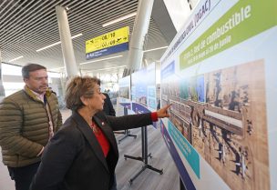 Habilitan edificio de terminal internacional y anuncian nueva inversión en el Aeropuerto de Santiago