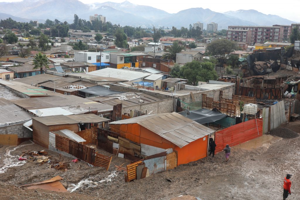 El sistema frontal en la zona norte causó diversos estragos en las regiones de Antofagasta, Atacama y Coquimbo. Créditos: AGENCIA UNO
