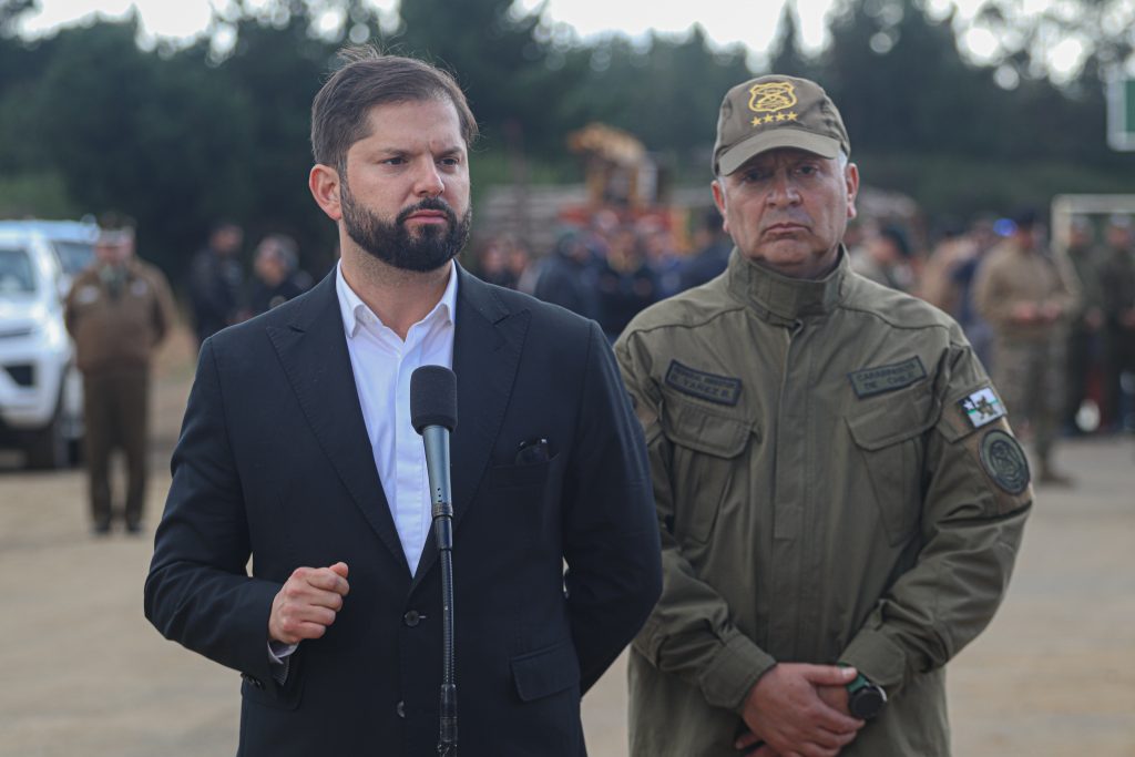 Presidente Boric tras asesinato a carabineros.