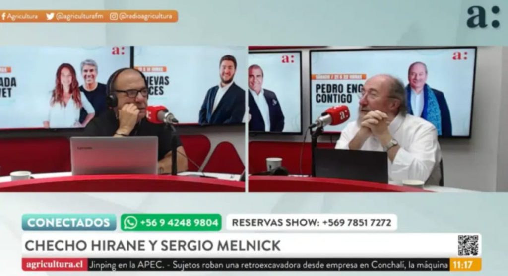 “Checho” Hirane lamenta fallecimiento de Sergio Melnick: “Para mí, fue un maestro”