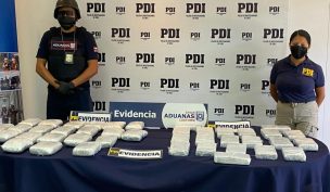 PDI Arica detuvo a un imputado intentando ingresar droga al país