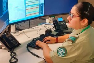 Carabineros asistió telefónicamente a mujer durante parto