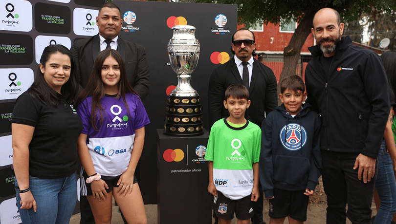La Copa América llegó al barrio junto a Fundación Fútbol Más