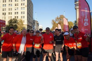 Más de 17 mil personas participaron de la segunda versión de la corrida ’Gana Santiago’