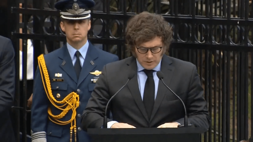 Javier Milei en acto por Malvinas: “Somos el primer gobierno que tiene un rumbo claro para ser un país soberano”